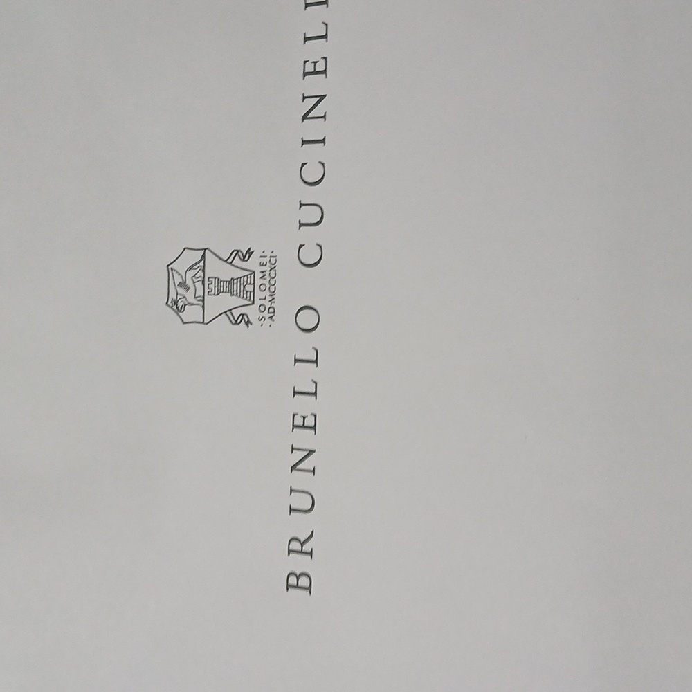 Brunello Cucinelli White Gift Bag